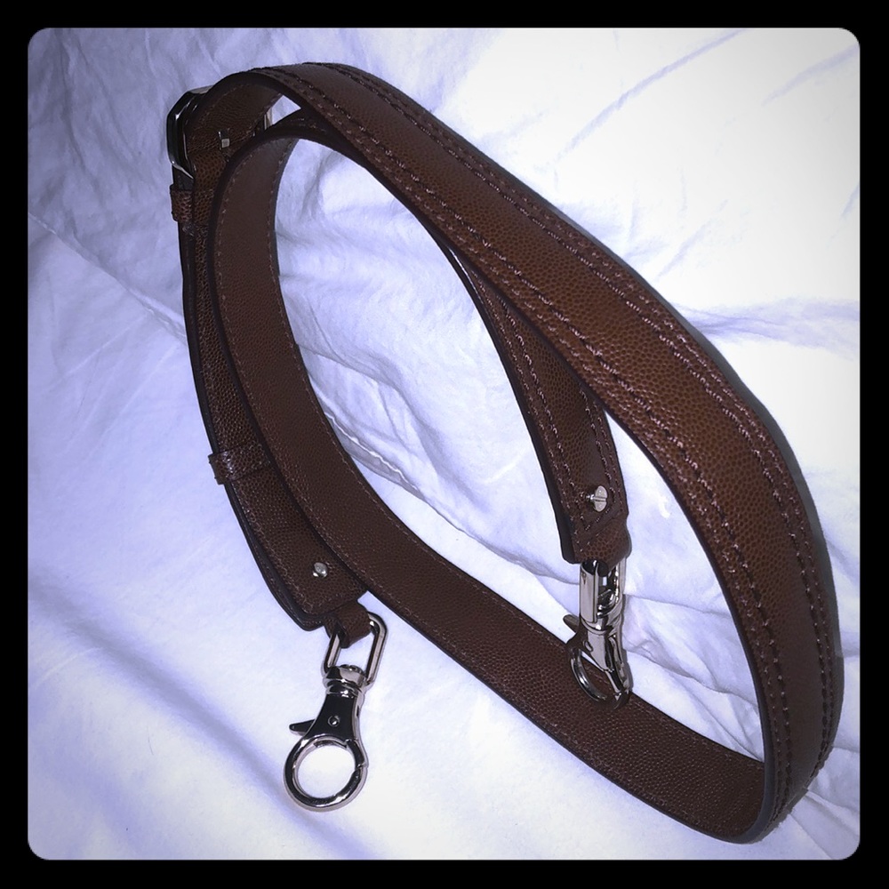 Cole Haan leather shoulder strap for handbags